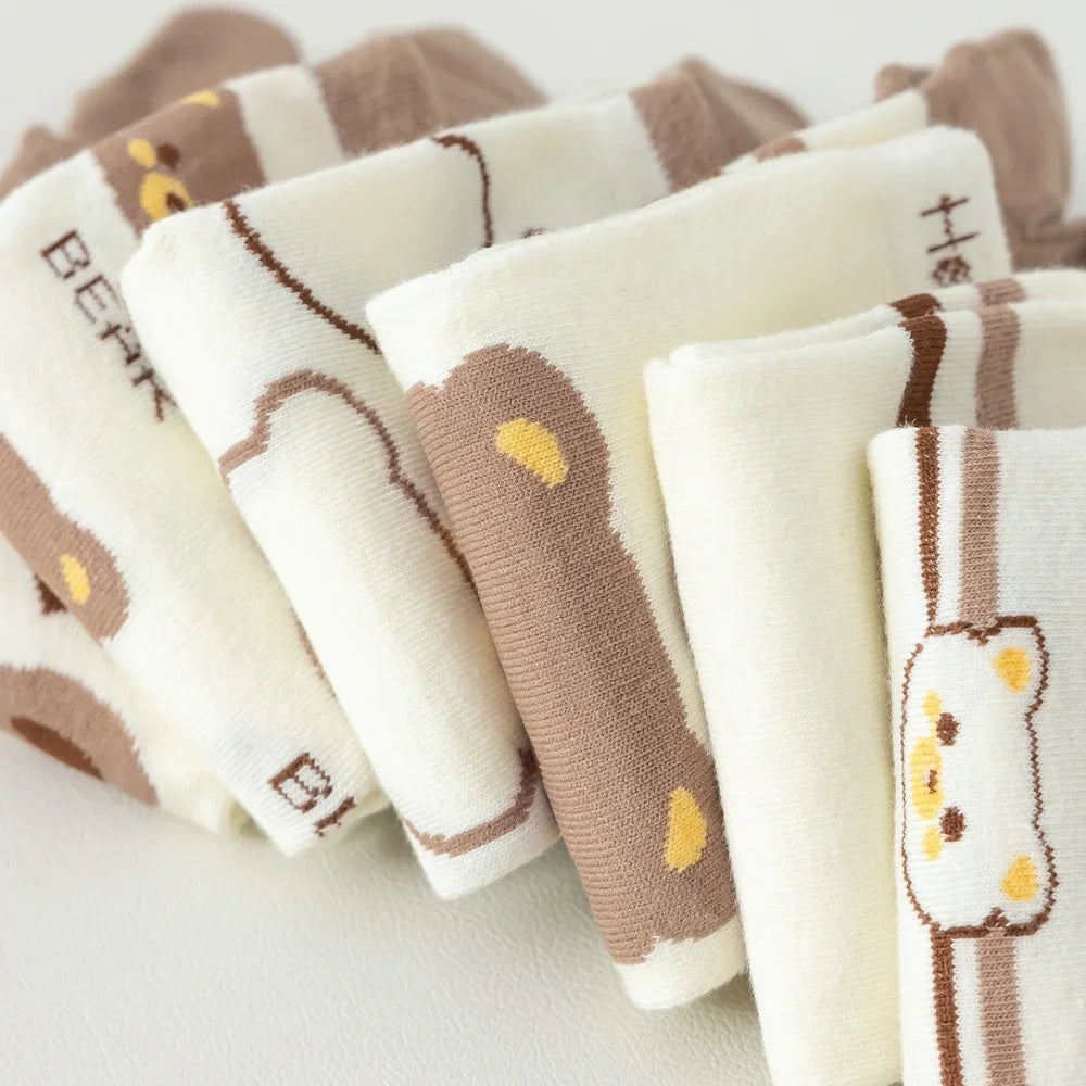 Calcetines de Dedos Medios Bear T35-39 (5 Pares)