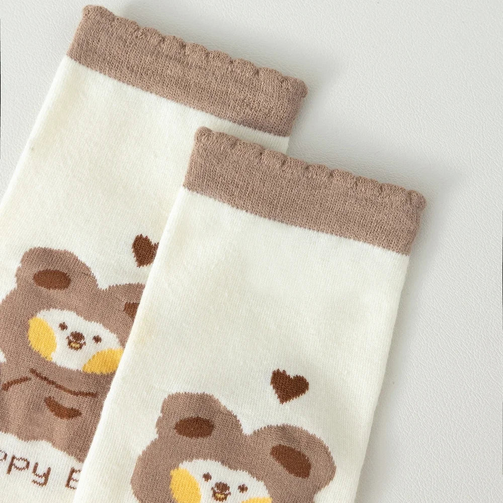 Calcetines de Dedos Medios Bear T35-39 (5 Pares)