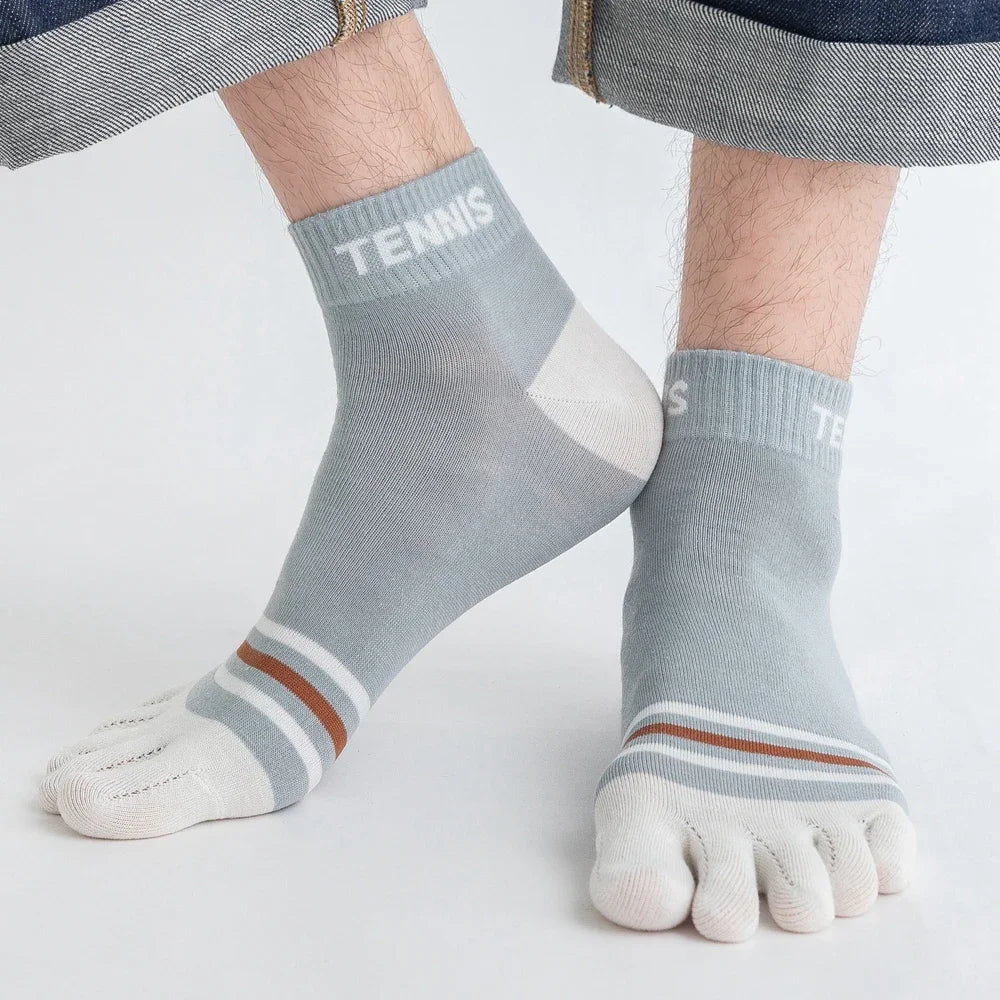Calcetines de Dedos Medios Tennis T38-44 (5 Pares)