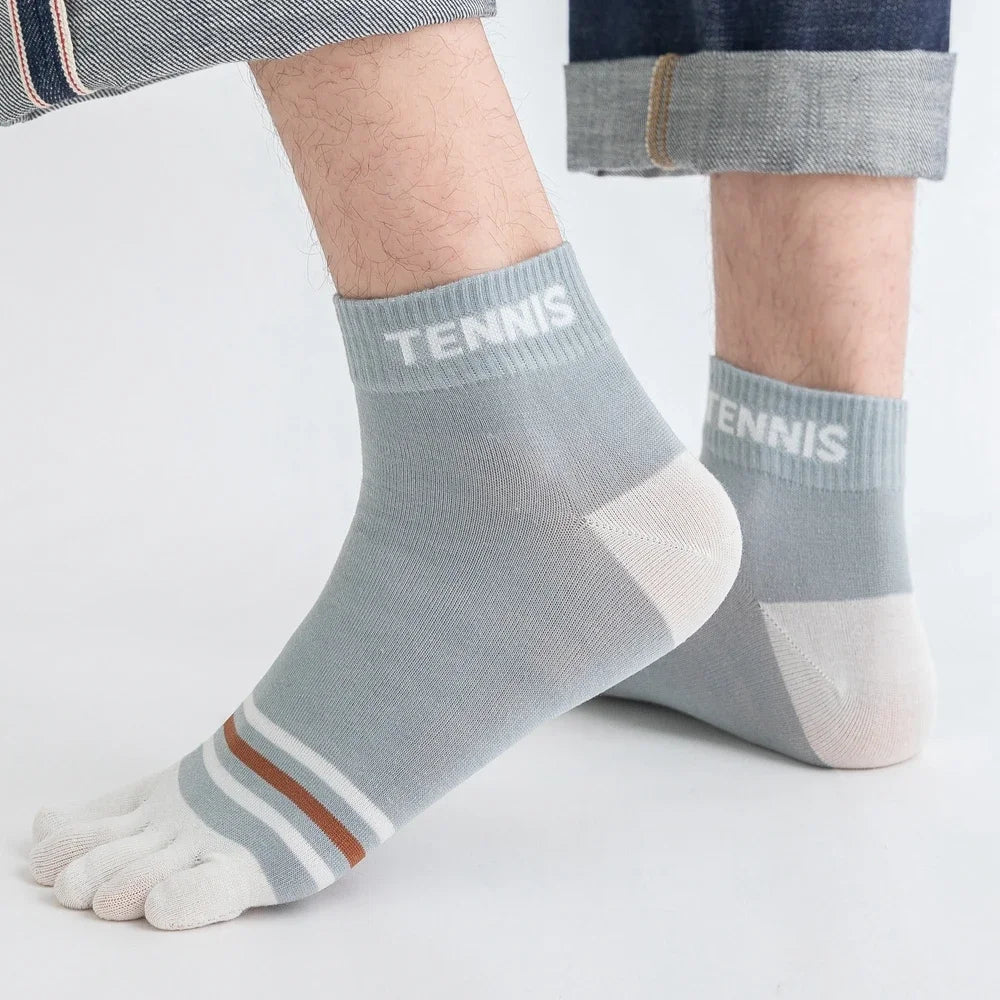 Calcetines de Dedos Medios Tennis T38-44 (5 Pares)