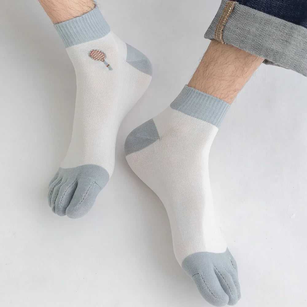 Calcetines de Dedos Medios Tennis T38-44 (5 Pares)