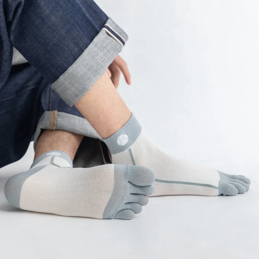 Calcetines de Dedos Medios Tennis T38-44 (5 Pares)