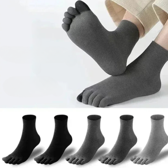 Calcetines de Dedos Medios: 1.0 T38-45 (5 Pares)
