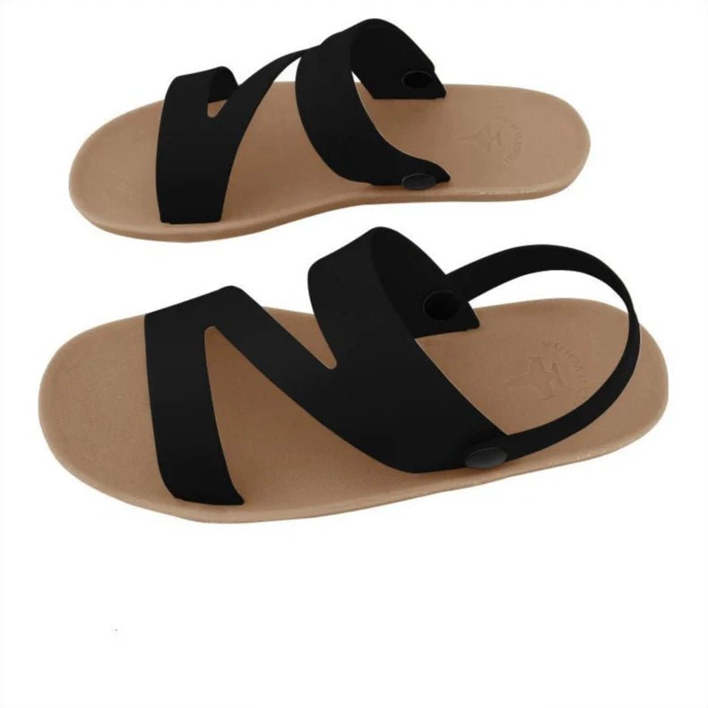 Sandalias Barefoot Breeze beige negro