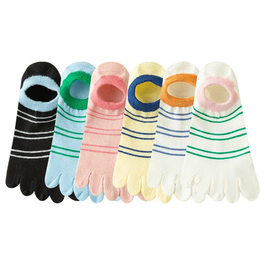 Calcetines de Dedos Cortos: Coloridos 2.0 T35-39 (6 Pares)