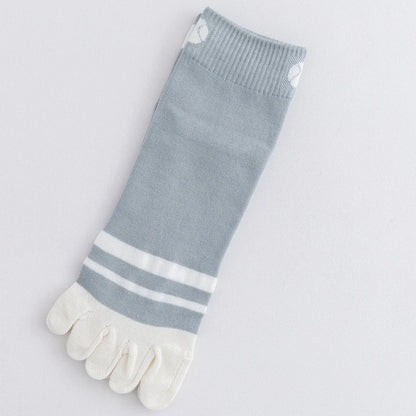 Calcetines de Dedos Medios Tennis T38-44 (5 Pares)